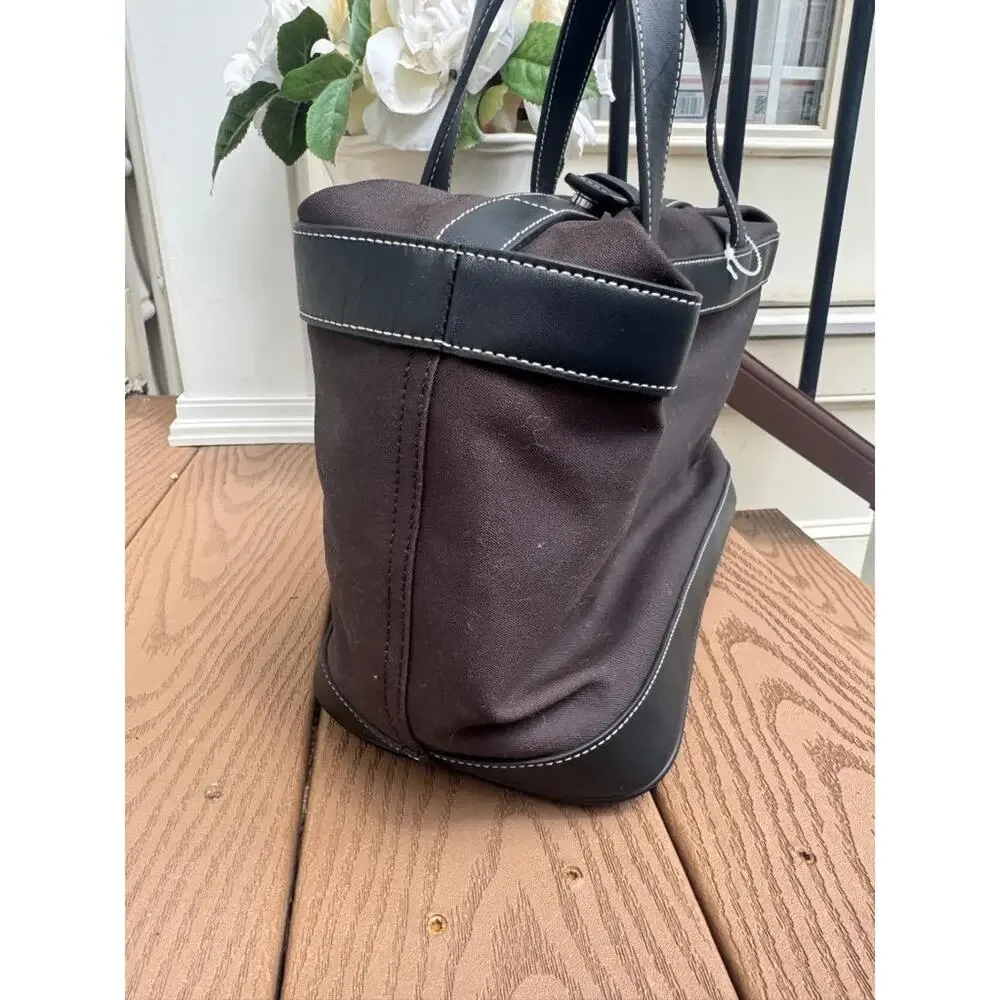 new COACH 5459 TRAVEL CANVAS LEATHER TOILETRY BAG TOTE (pu110
